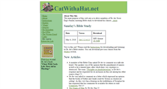 Desktop Screenshot of catwithahat.net