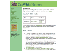 Tablet Screenshot of catwithahat.net